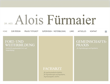 Tablet Screenshot of fuermaier.de